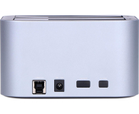 SILVER MONKEY Stacja dokująca 2x HDD 2.5"/3.5" DC-001-SM - 603579 - zdjęcie 4